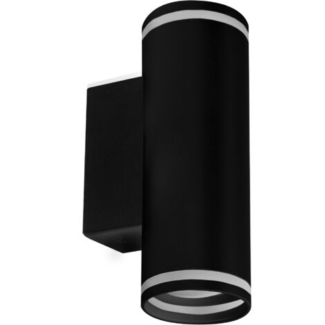Applique murale noire 2xGU10 Paris Polux 324382 IP20