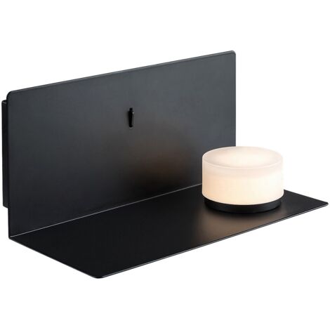 Applique murale noire Aranzo tablette USB LED 6W Rabalux