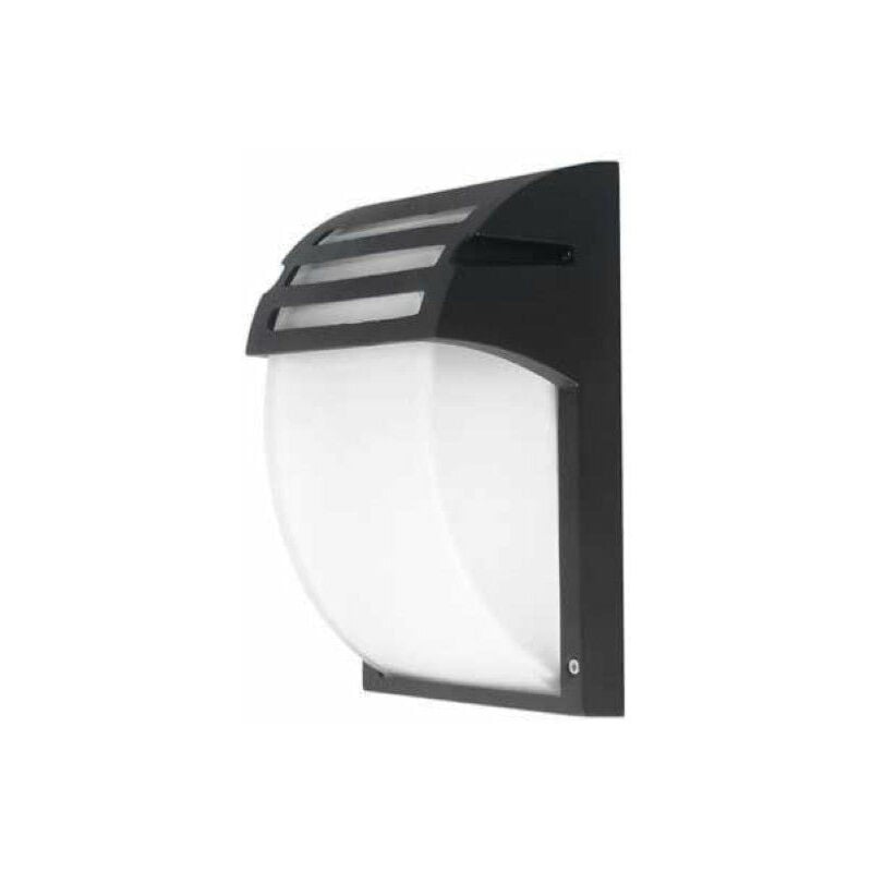 Applique Murale Noire led IP44 pour ampoule E27 Silumen