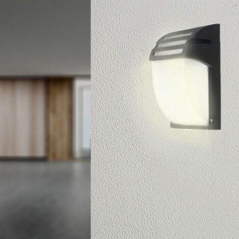 Applique Murale Noire LED IP44 pour ampoule E27 - SILAMP