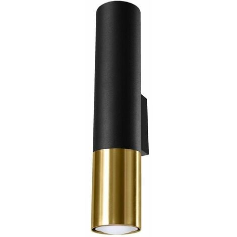 Applique Murale Noire pour Ampoule GU10 - SILUMEN