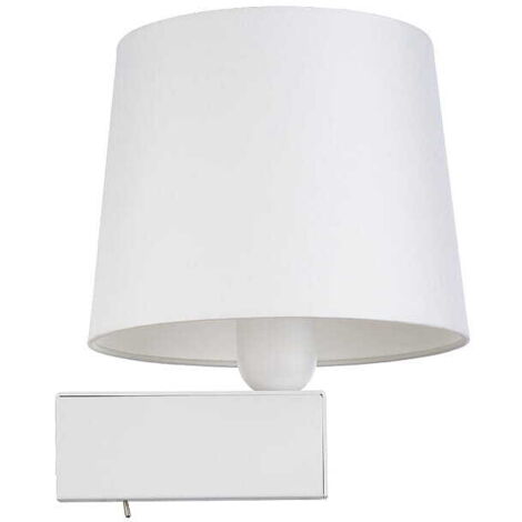 Applique murale Nowodvorski Chillin blanche E27 tissu