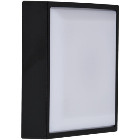 Applique murale OLIVER Square Matière plastique Noir, H.17.5 - IP54 - LED Module /Nordlux Extérieur