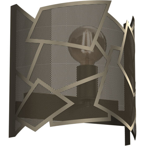 Applique murale or titane maille Camo E27 15W Luminex