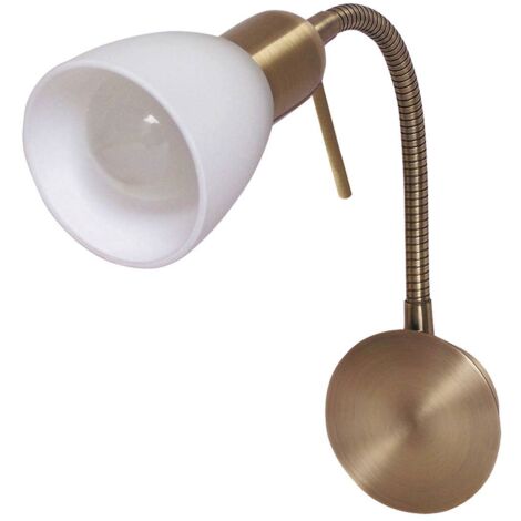 Applique murale orientable E14 brun câble Soma Rabalux