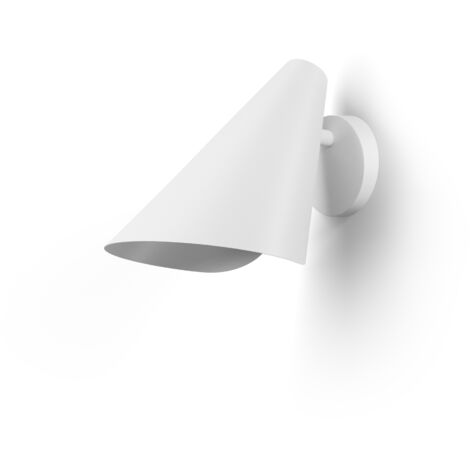 Applique murale orientable en blanc