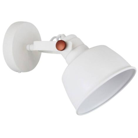 Applique murale orientable en métal "Kukka" - Blanc