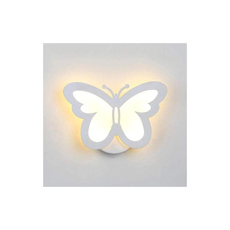 Applique Murale Papillon Forme Applique Murale Lampe Papillon Led Lumière Salon Couloir Chevet Lampes Murales Décor À La Maison Veilleuses