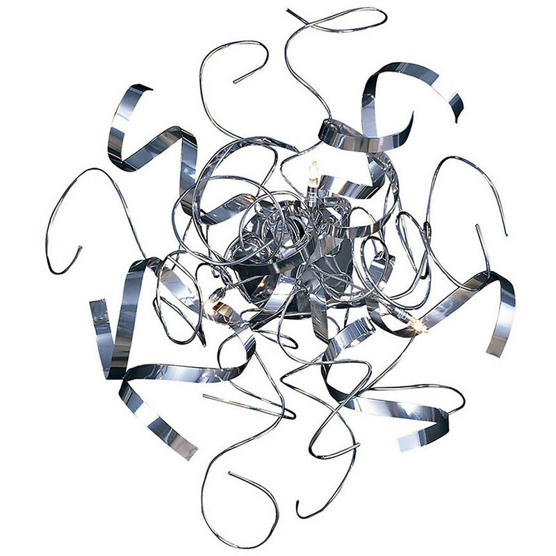 Inspired Zen Applique/Plafonnier Rond 3 Lumières G4 Chrome Poli, non Compatible led/cfl