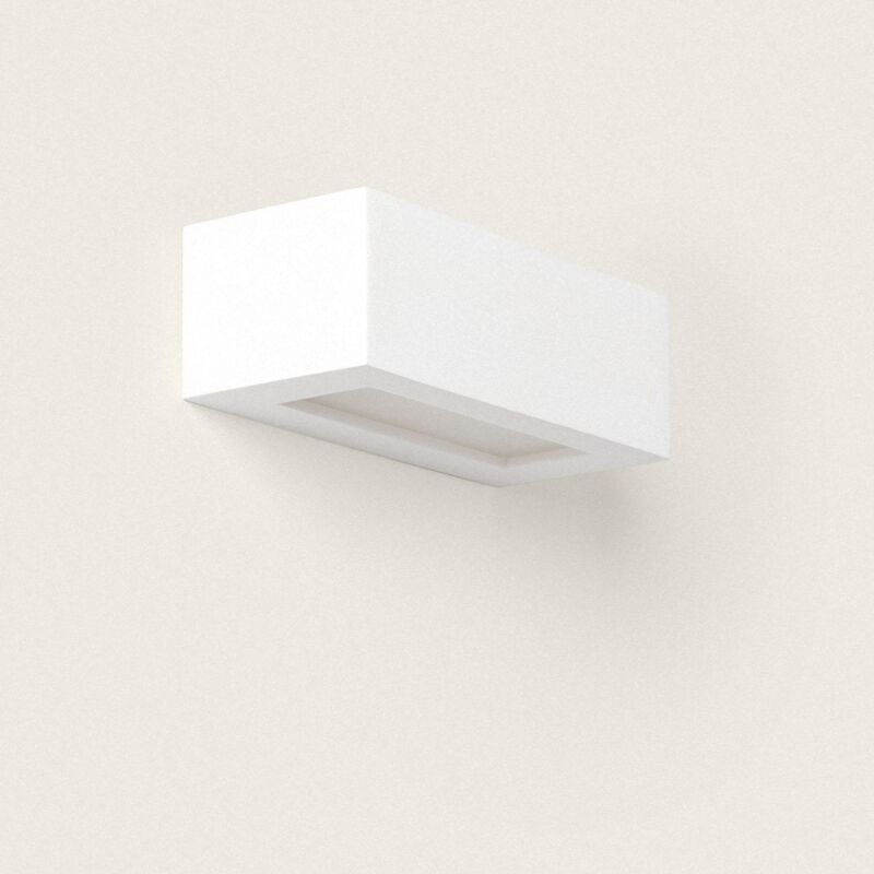 Ledkia - Applique Murale Plâtre Ruvil s Blanc