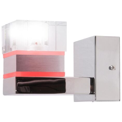 BRILLIANT Lampe Wesley LED Spot Tube 4flg Fer/chrome | 4x LED-PAR51, GU10, 5W Lampes à Réflecteur LED Incluses, (380lm, 3000K) | Échelle A à E | Bras Pivotant/tête Pivotante