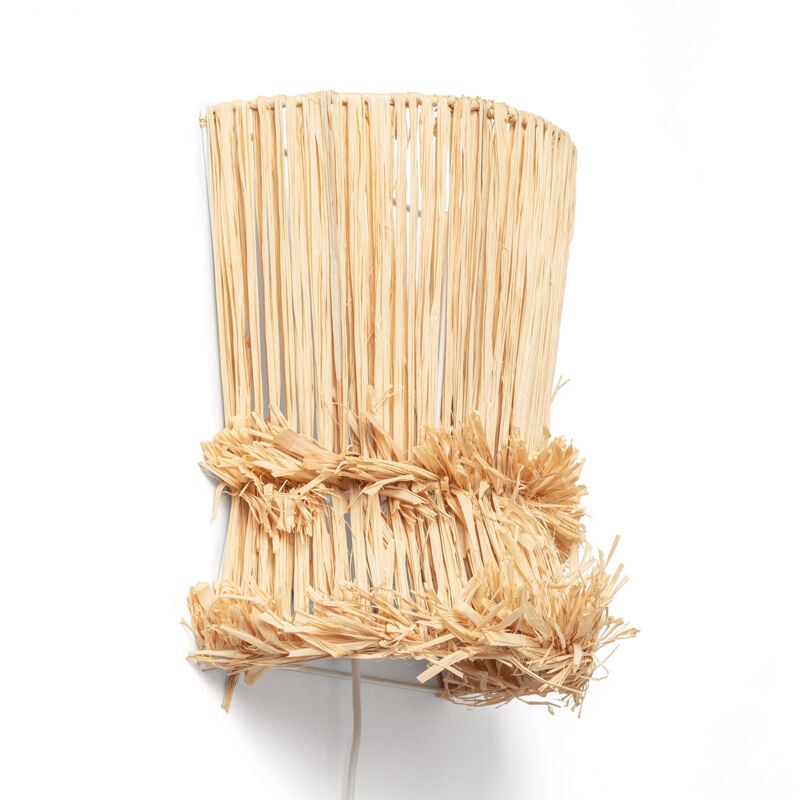 Applique Murale Raphia Alhena Iluzzia Naturel
