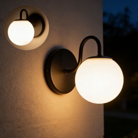 Applique murale rétro G9, applique LED pour salle de bain, éclairage de miroir, lampe de lecture, convient pour le salon et la chambre, noire.