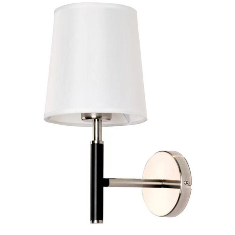 Applique murale rétro pour intérieur, avec interrupteur et prise, LED monochrome 4W, style industriel en métal, idéale pour chambre, salon, couloir