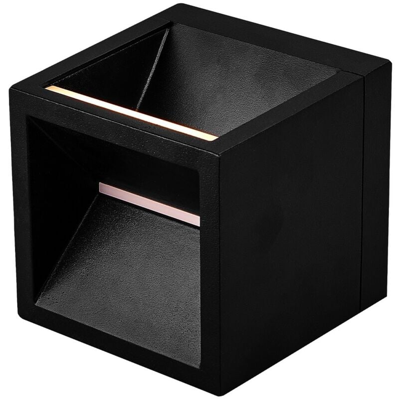 Applique murale Rivo Métal Noir, H.10 IP54 LEDModule / Nordlux Extérieur