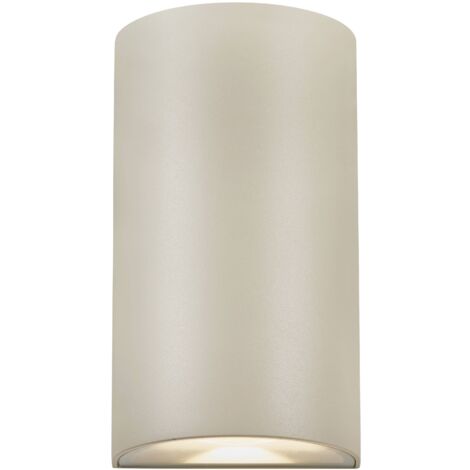 Applique murale ROLD Round Métal Sablé, H.16 - IP54 - LED Module /Nordlux Extérieur