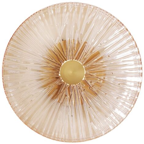 Applique murale ronde verre ambre ALLURE Maxlight LED 5W