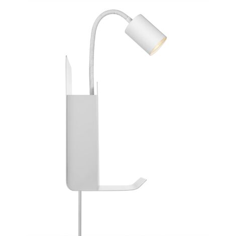 Applique murale ROOMI  Métal Blanc, H.28.2 - IP20 - GU10 /Nordlux Intérieur