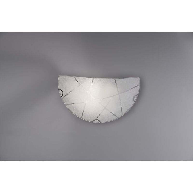 Applique murale Sandrina Glass Graniglia Blanc 1xE27 Trio Lighting