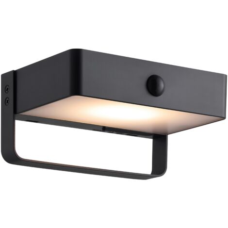 Applique murale SAULIO Solar Aluminium Noir, H.7,3  IP44  SolarLed /Nordlux  Extérieur
