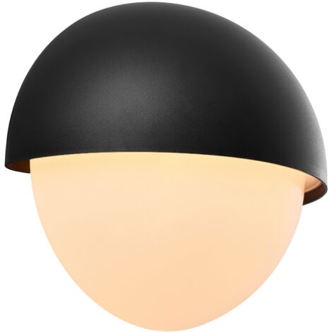 Applique murale SCOR Round Matière plastique Noir, H.18  IP44  E14 /Nordlux  Extérieur
