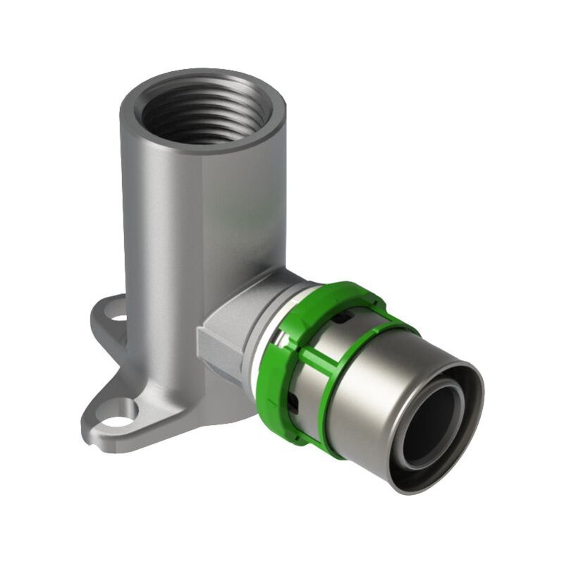 applique murale - a sertir - femelle à visser - 16 x 2 - 1/2 - hauteur 52 mm - lot de 2 - comap 7471gw1612