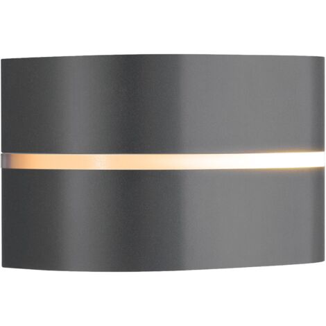 Applique murale SIBELIS  Matière plastique Anthracite, H.12 - IP44 - E27 /Nordlux Extérieur