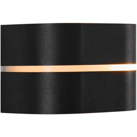 Applique murale SIBELIS  Matière plastique Noir, H.12 - IP44 - E27 /Nordlux Extérieur