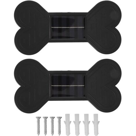 Applique Murale Solaire, 2 Ensembles d'appliques murales d'extérieur avec système de détection de lumière Intelligent avec Tube d'expansion pour l'extérieur