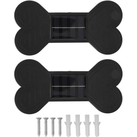Applique Murale Solaire, 2 Ensembles d'appliques murales d'extérieur avec système de détection de lumière Intelligent avec Tube d'expansion pour l'extérieur