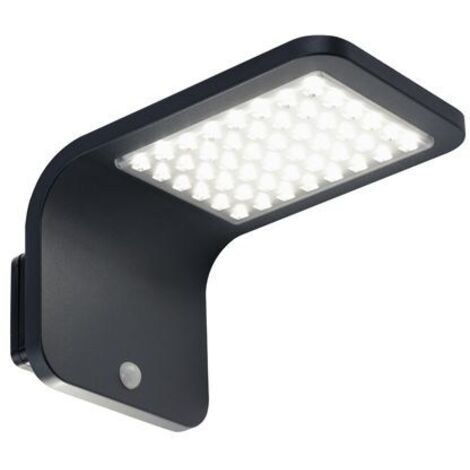 Applique murale solaire 3W Led 4000K street line noir