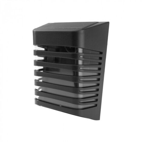 Applique murale solaire à LED 0,25W 4000K IP64 étanche noir 20lm SOE-2 Eco Light