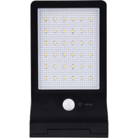 Applique Murale Solaire Capteur LED Étanche - Lampe de Rue pour Cour Rurale & Espaces Extérieurs