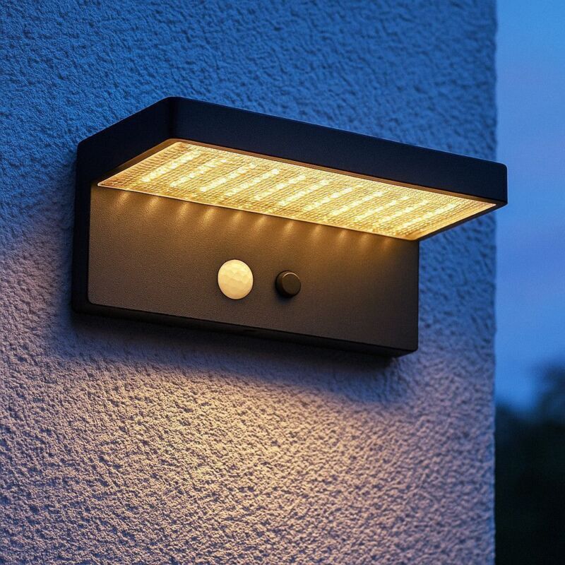 Applique murale solaire estrella Equi. 60W Détecteur de Présence 3 Modes