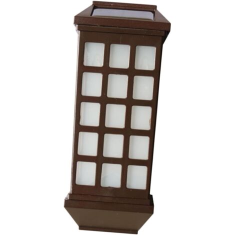 Applique Murale Solaire Led Extérieur Design Fenêtre Allongée Étanche Pour