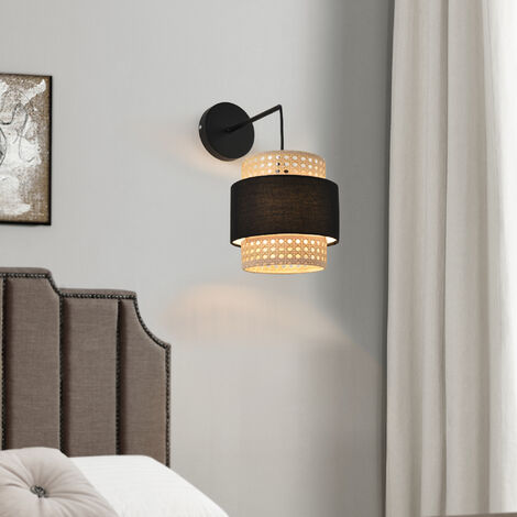 Applique murale Southampton 36 x 30 x 18 cm noir beige lux.pro