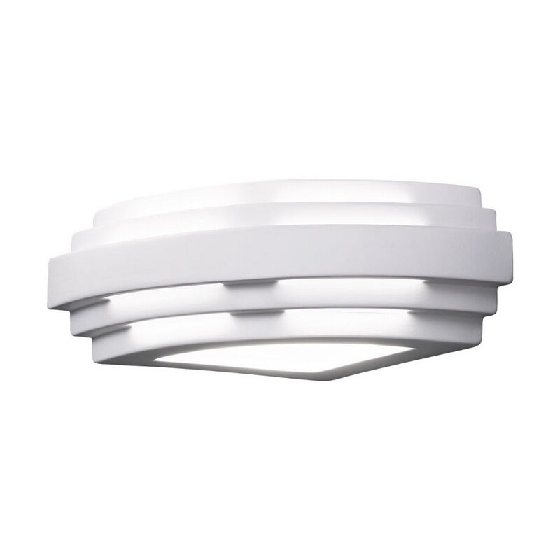 Stiegel - Applique murale Lifestyle Ceramics Plaster Blanc, 1x G9 - Kolarz