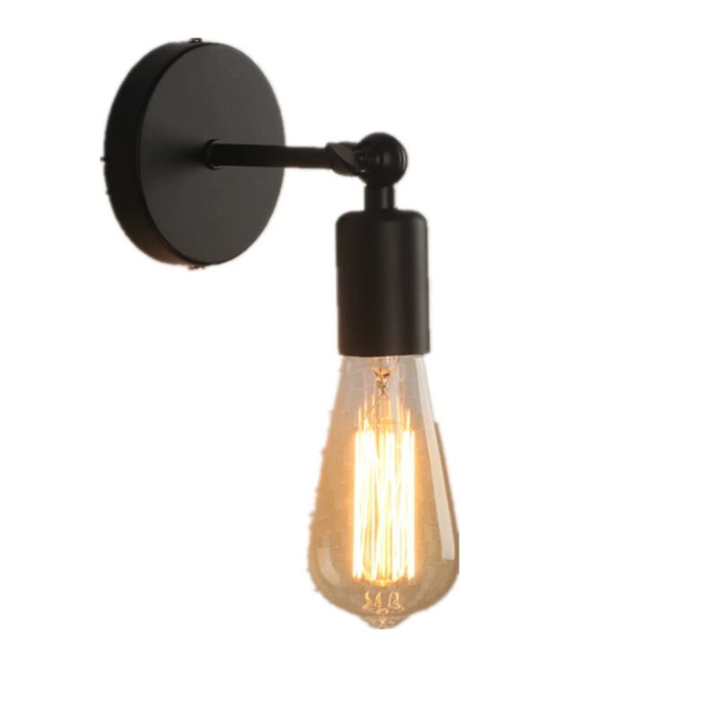 Applique Murale Style Industriel Simple, Lampe Murale Réglable en Métal Fer Éclairage Douille E27 Décoration pr Maison , Bar , Restaurants, Café,