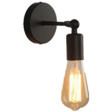 Applique Murale Style Industriel Simple, Lampe Murale Réglable en Métal Fer Éclairage Douille E27 Décoration pr Maison , Bar , Restaurants, Café,