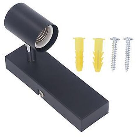 Applique murale sur rail E26 E27, plafonnier réglable, douille pour ampoule murale 85-265 V