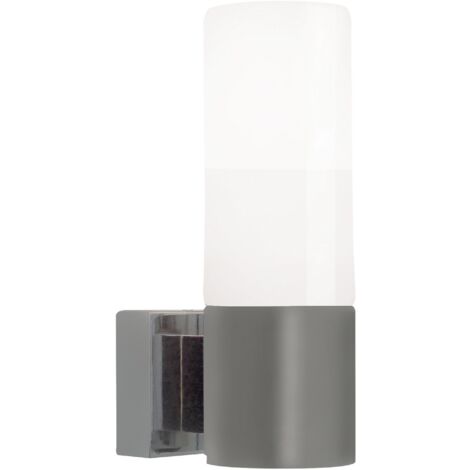 Applique murale TANGENS Single Verrerie Acier Brossé, H.18.4 - IP44 - E14 /Nordlux Intérieur