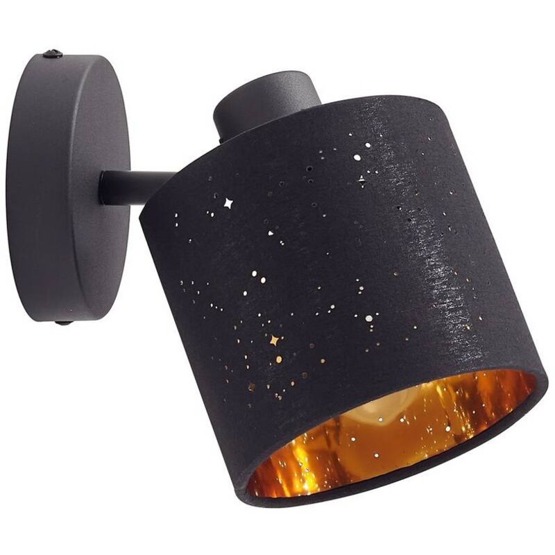 Applique Murale Tissu à intensité variable 'Vasilia' en textile pour salon & salle à manger