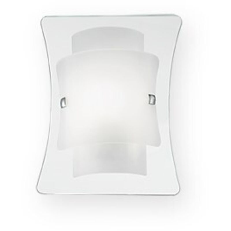 IDEAL LUX Applique murale Blanche TRIPLO 2 ampoules
