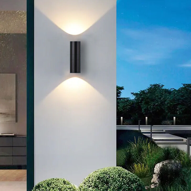 Applique murale 'Up and down' cob 3Wx2 - noir