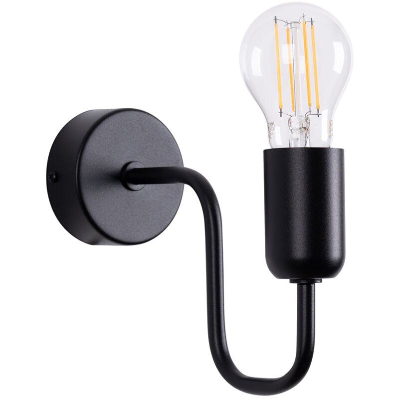 Appliques Vector acier 1xE27 8.5cm Sollux