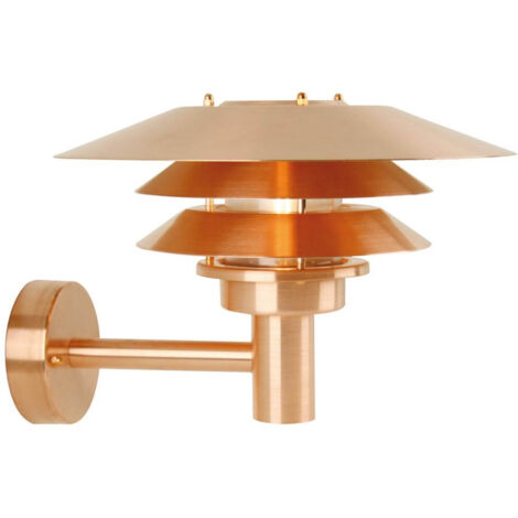 Applique murale VENO  Cuivre Cuivre, H.26 - IP54 - E27 /Nordlux Extérieur