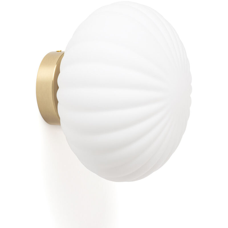 Ledkia - Applique Murale Verre Celina Blanc