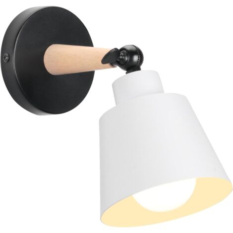 Applique Murale Vintage Industrielle Plafonnier Luminaire E27 en Métal Réglable Lampe Murale Interieur Rétro pour Chambre Cuisine Restaurant [Classe énergétique A]