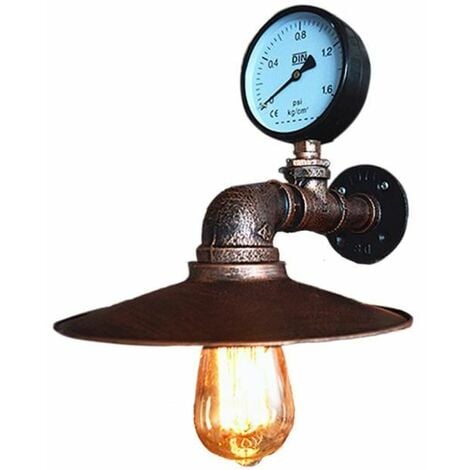 919 5 Tuyau 5 Ampoule Vintage Edison éclairage Industriel Mur