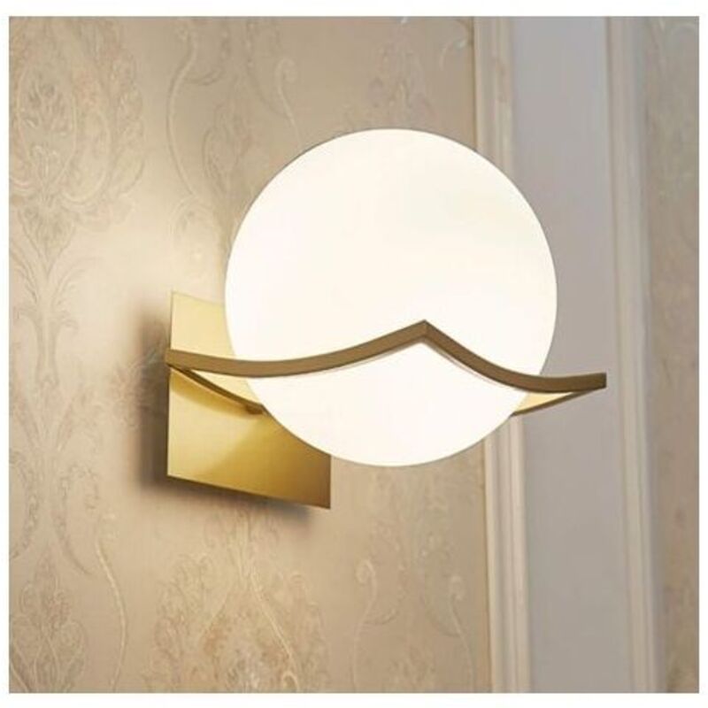 Applique Murale,Applique Murale Interieur,Lampe Murale,Applique Murale E27,Lampe Murale Chambre,Applique Doree, Or (Ampoule non Incluse)